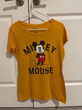 Mickey Mouse Yellow Graphic Tee